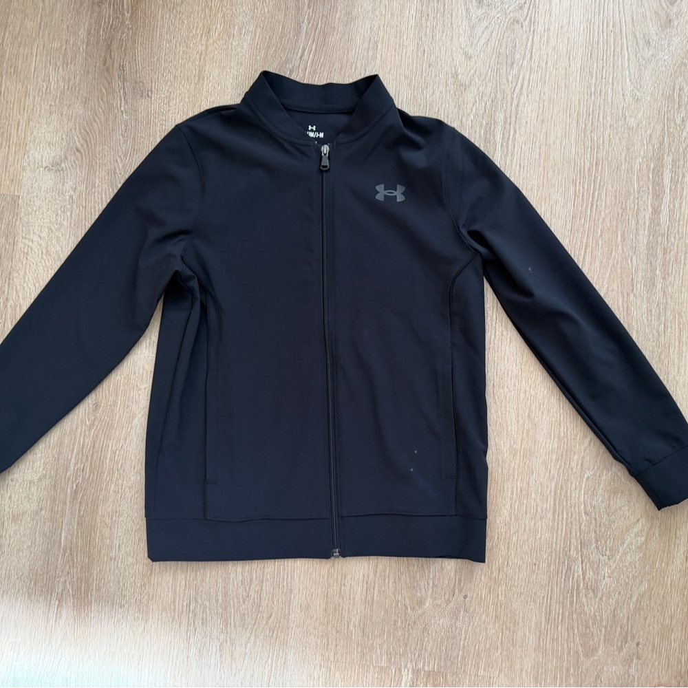 Under Armour Kids Black Hockey Warm up Jacket
